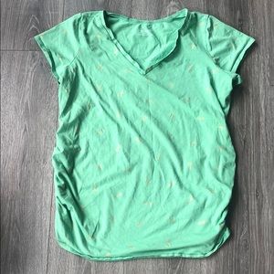 Maternity Pineapple Print Tee